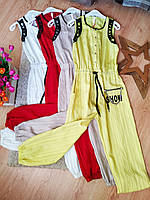 Стильний літній комбінезон на дівчинку 10-14 років Туреччина