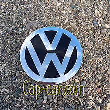 3D наклейка для дисків з емблемою Volkswagen (Фольксваген) 65мм. Ціна вказана за комплект наклейок з 4-х штук.