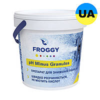 Froggy pH Minus Granules, 1 кг. Средство для снижения уровня pH. Химия для бассейна