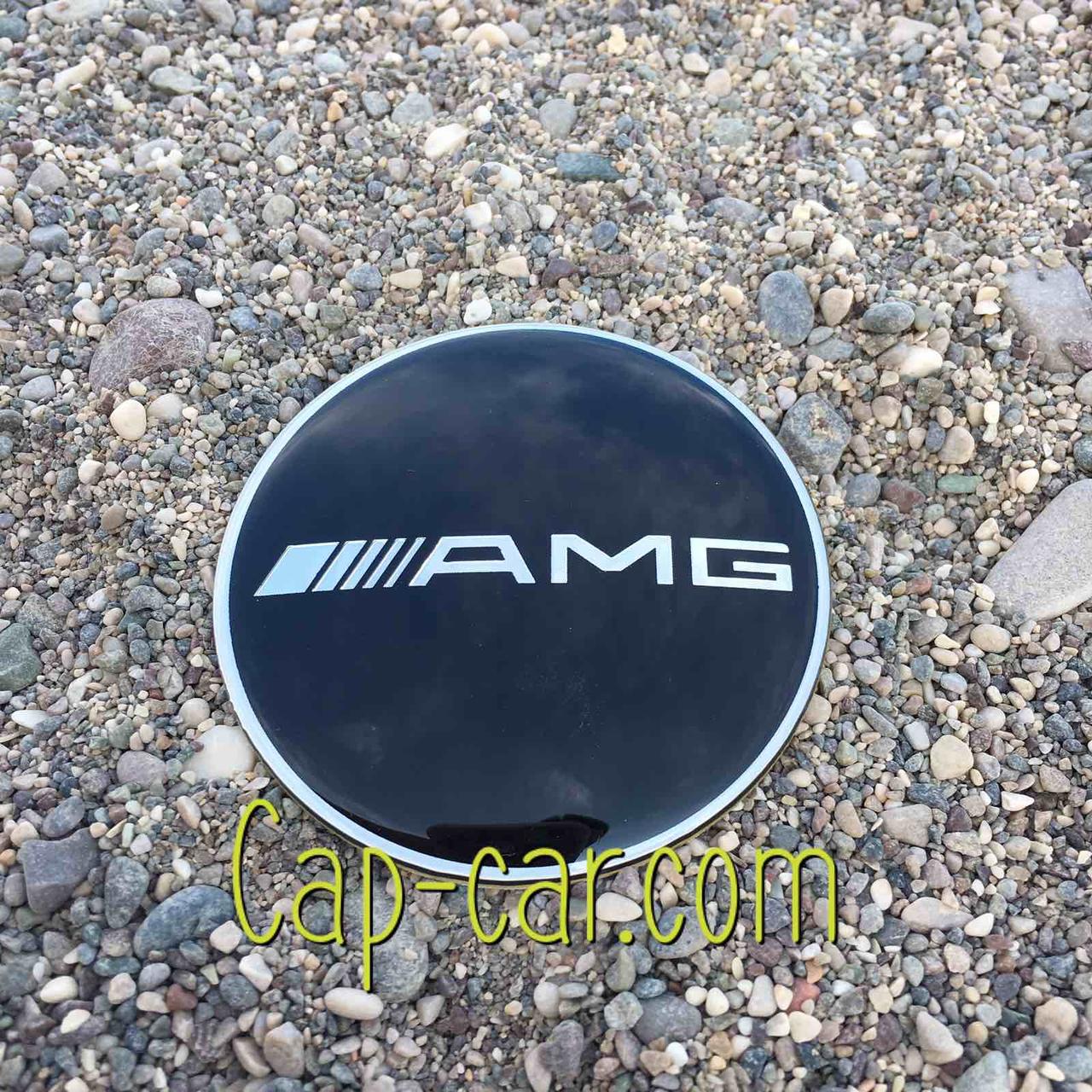 3D-наклейки для дисків Mercedes AMG (Мерседес АМГ) 65 мм. Ціна вказана за комплект наклейок із 4 штук., фото 1
