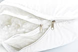 Подушка холлофайбер 50x70 середньої жорсткості з внутрішньою подушкою на блискавці Air Dream Exclusive IDEIA, фото 4