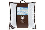 Подушка холлофайбер 70x70 напівм’яка з внутрішньою подушкою на блискавці Air Dream Premium IDEIA, фото 4