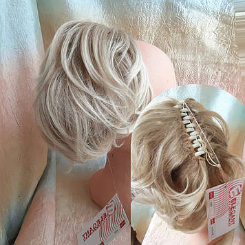 Хвіст короткий пишний на крабі пшеничний блонд BABY-24ВТ613