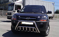 Кенгурятник двойной (защита переднего бампера) Hyundai Tucson 2004-2010