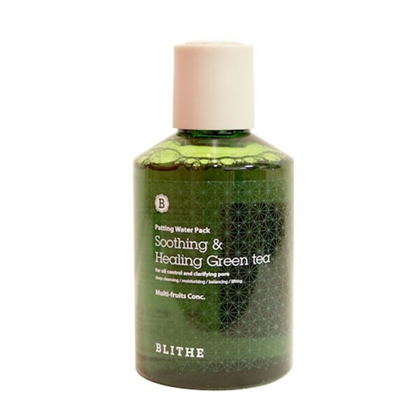 Сплеш-маска заспокійлива BLITHE Patting Splash Mask Soothing & Healing Green Tea 150 мл Корея