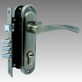 KEDR Замок врізний із ручками 1023-M60-AB