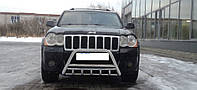 Кенгурятник с грилем (защита переднего бампера) Jeep Grand Cherokee 2005-2010