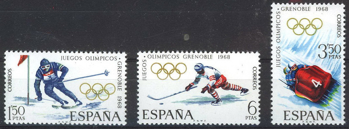 Іспанія 1968 спорт олімпіада MNH XF