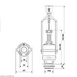 KKPOL(Польща) Зливний клапан Арматура для зливного бачка, фото 8