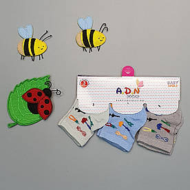 Набір шкарпеток для новонародженого, 3 штуки