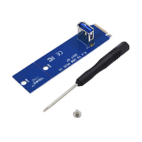 Адаптер M2-PCI-e x16, USB, викрутка + Пакет