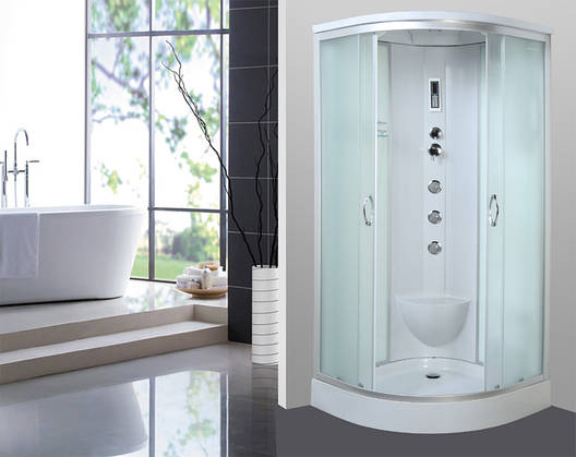 Гідромасажний бокс AquaStream Classic 99 LA White 90*90*217, фото 3