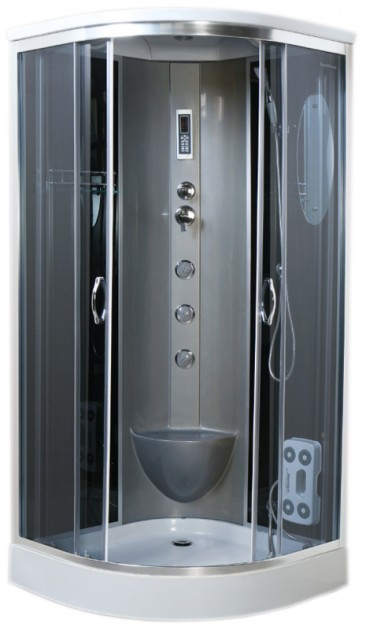 Гідромасажний бокс AquaStream Classic 99 LA Black 90*90*217