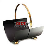 Кована дровниця (кошик для дров) 45х35х45 см FM-0042, фото 4