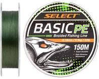 Шнур Select Basic PE 150m (темно-зел.) 0.04 mm 5lb / 2.5 kg
