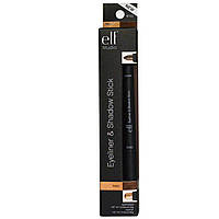 1, Двухсторонний автоматический карандаш для век E.L.F. Eyeliner & Shadow Stick оттенок Brown/Basic