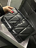Жіноча сумка Yves Saint Laurent Ів Сен Лоран чорна, брендові сумки, жіночі сумки, модні сумки, фото 2