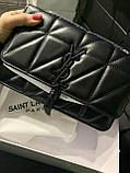 Жіноча сумка Yves Saint Laurent Ів Сен Лоран чорна, брендові сумки, жіночі сумки, модні сумки, фото 3