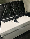 Жіноча сумка Yves Saint Laurent Ів Сен Лоран чорна, брендові сумки, жіночі сумки, модні сумки, фото 4