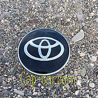3D-наклейки для дисків з емблемою Toyota (Тойота) 65 мм. Ціна вказана за комплект наклейок із 4 штук.