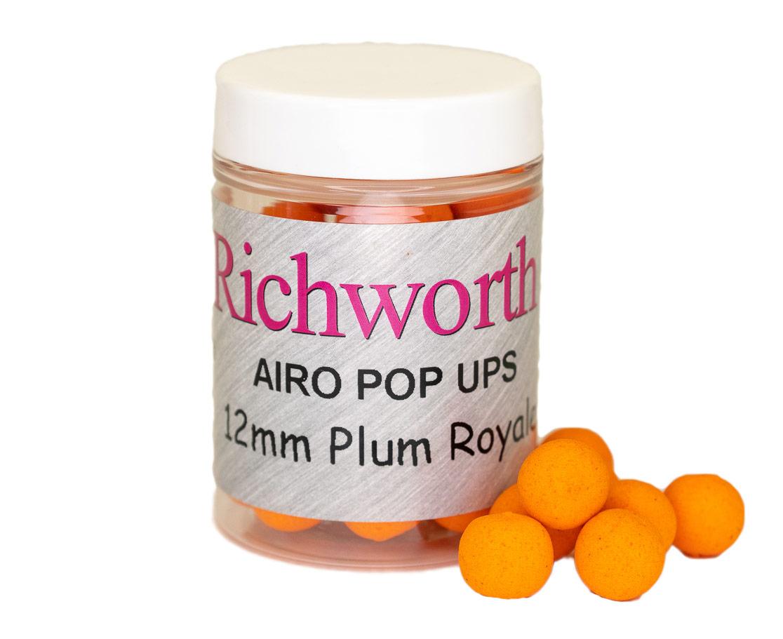 Плаваючі бойли Richworth Airo Pop-Up Plum Royale 12мм, 100мл