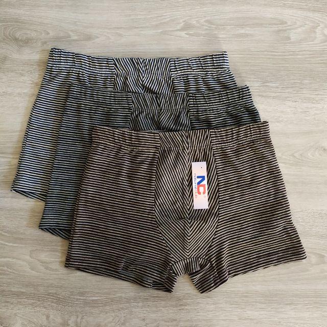 Чоловічі труси боксери шортами лайт Natural Club горизонтальна лінія Польща, фото 1