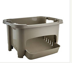 Корзина для зберігання овочів какао пластикова