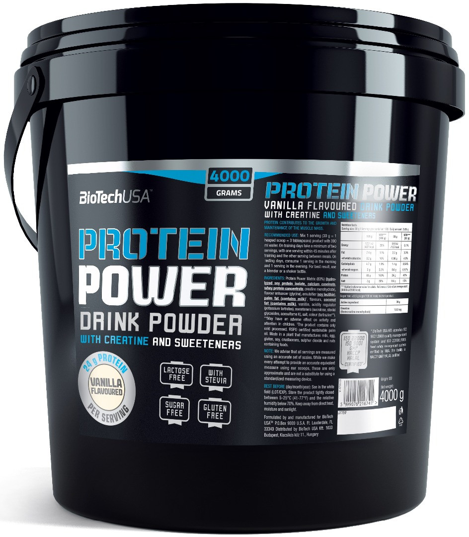 BioTech USA Protein Power 4kg - фото 1 - id-p383846471