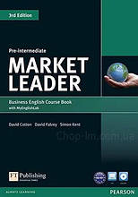 Підручник Market Leader (3rd Edition) Pre-Intermediate Course Book + DVD-ROM and MyEnglishLab
