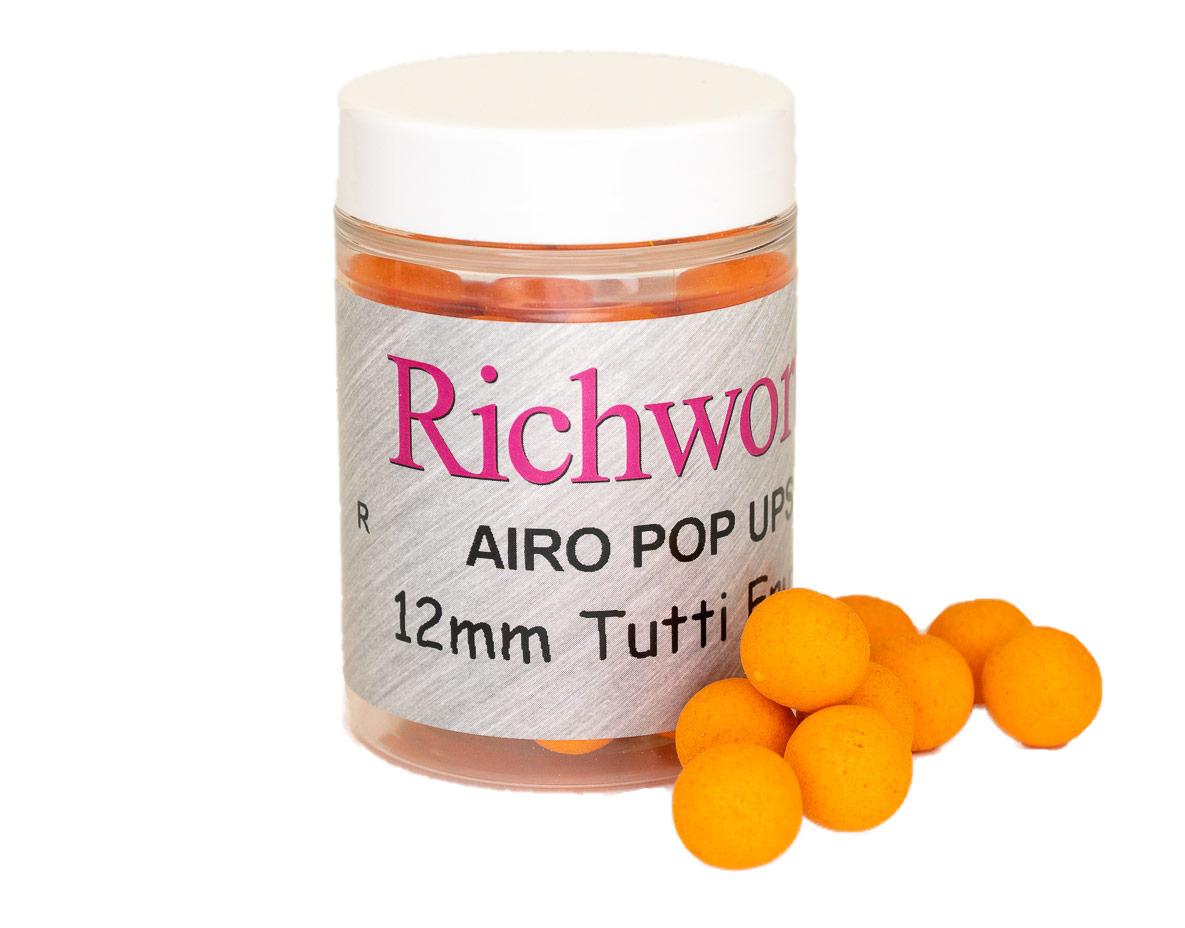 Плаваючі бойли Richworth Airo Pop-Up Tutti Frutti 12мм, 100мл