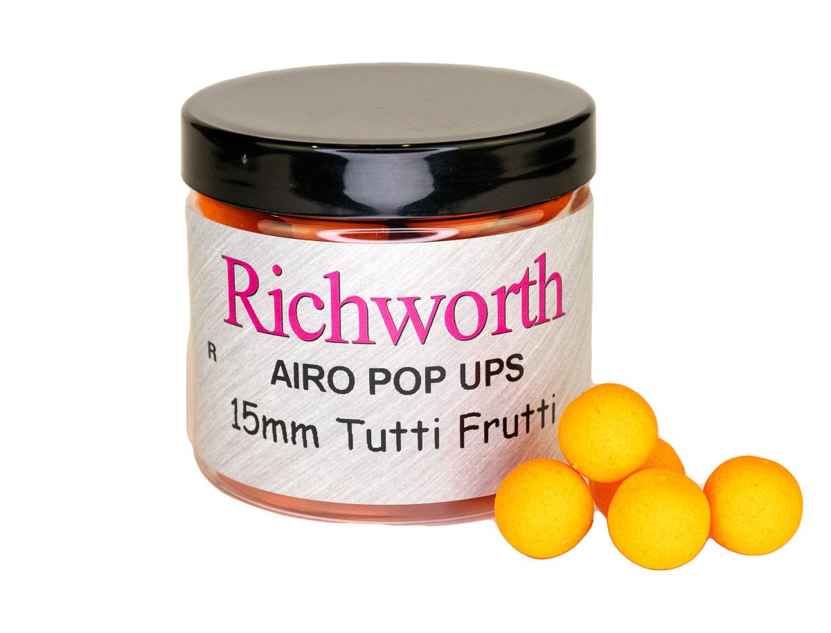 Плаваючі бойли Richworth Airo Pop-Up Tutti Frutti 15мм, 200мл