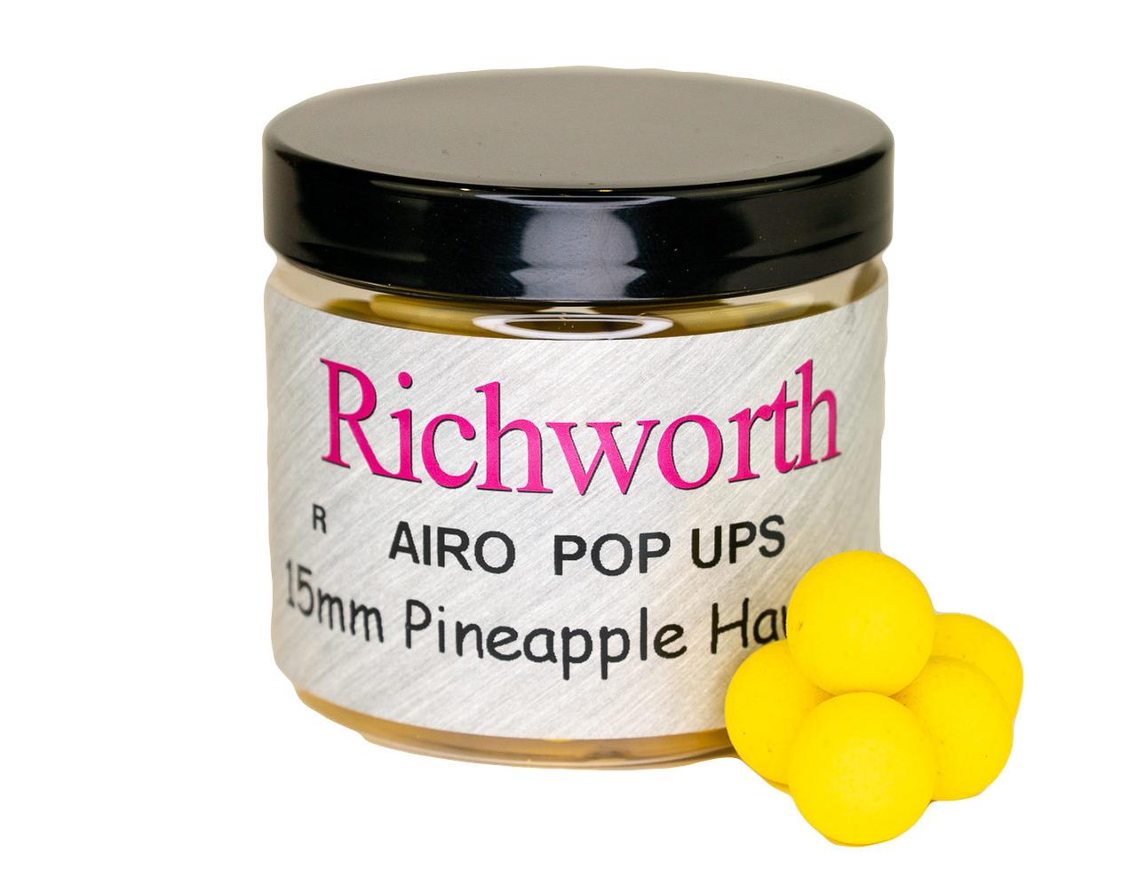 Плаваючі бойли Richworth Airo Pop-Up Pineapple Hawaiian 15мм, 200мл