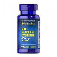 Аминокислоты NAC N-Acetyl Cysteine 600 mg (60 капс.) Puritan's Pride