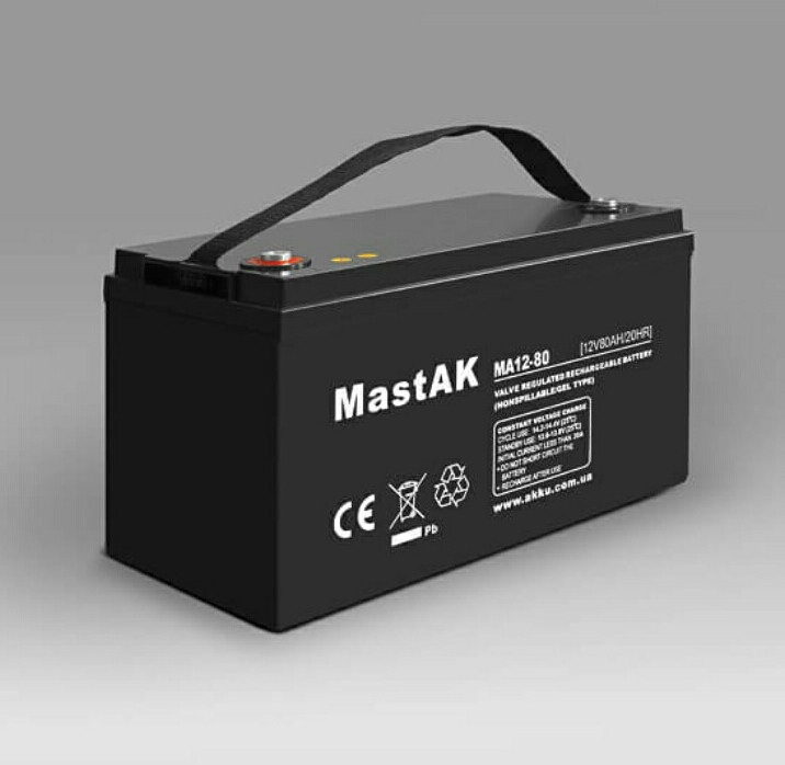 Акумулятор MastAK MA12-80 ( 12v 80Ah ), фото 1