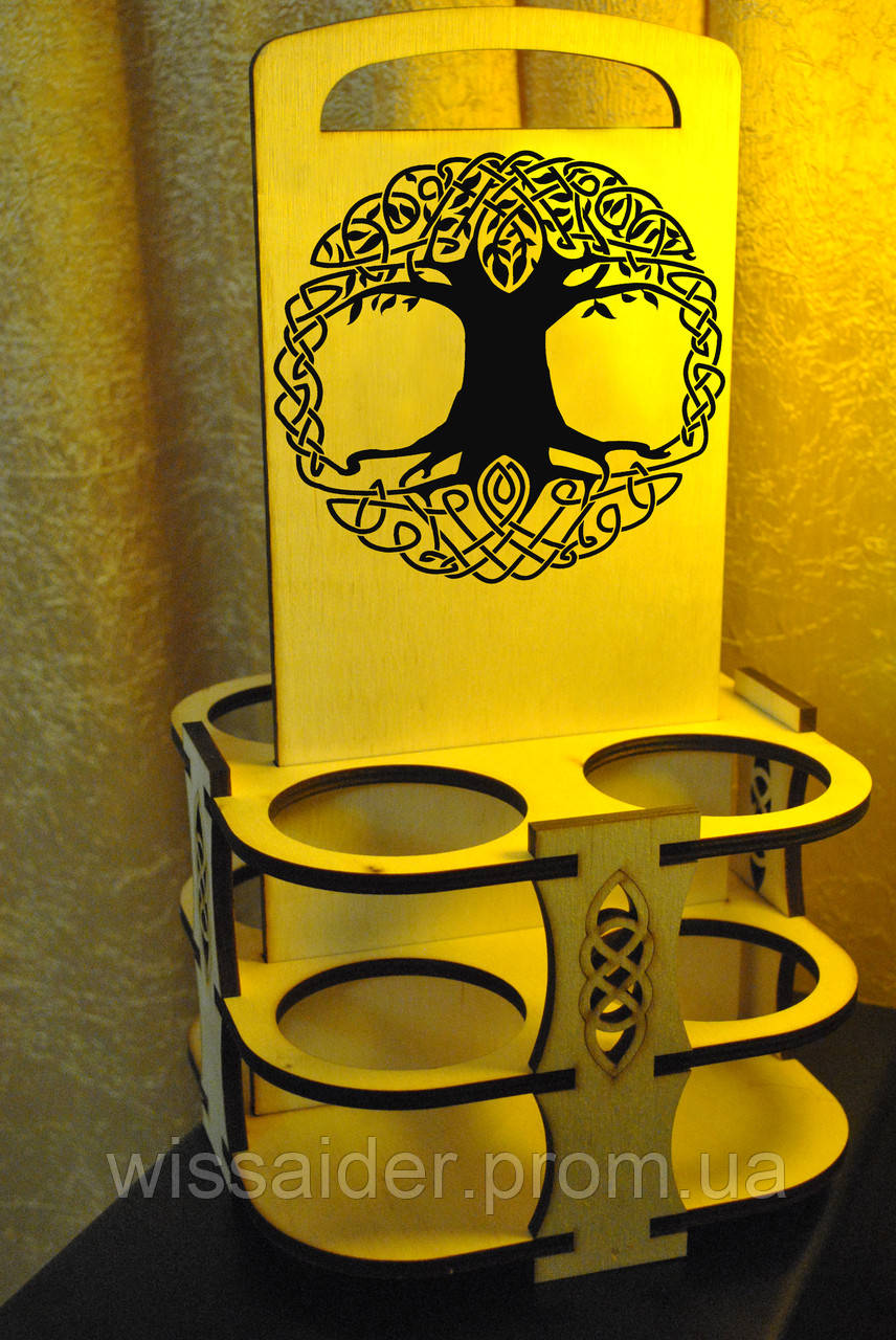 Підставка-переноска під пляшки, фото 1