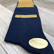 Шкарпетки чоловічі 100% шовковий бавовна Marjinal, Туреччина, ароматизовані, без шва, темно-сині, 781, фото 2