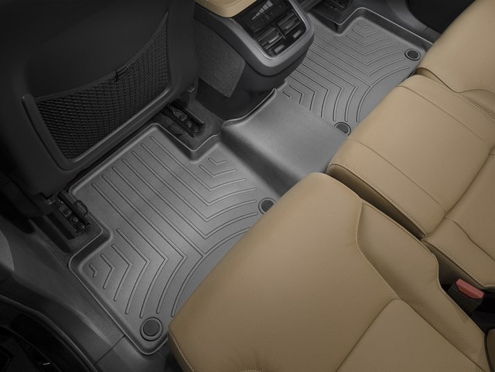 Килими гумові WeatherTech Volvo XC-90 2016+ задні чорні тільки для бензинових моделей