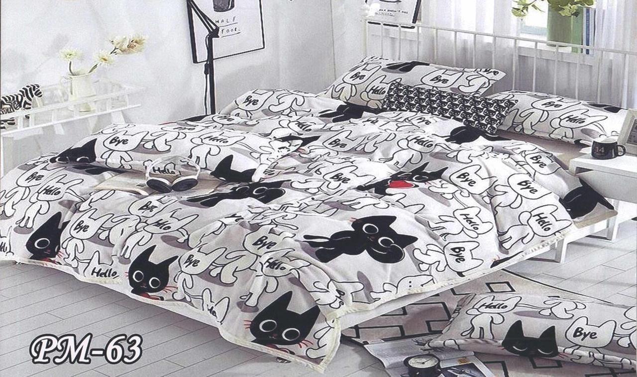 Плед-покривало мікрофібра "Коти" 200*220, фото 1