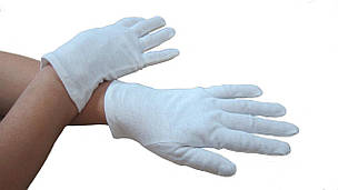Рукавиці для офіціантів, ювелірів Atteks парадні білі розмір М — 1199, фото 1