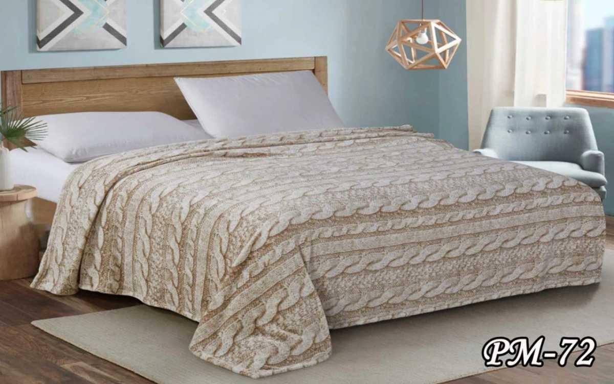 Плед-покривало мікрофібра "Косичка" 160*210, фото 1