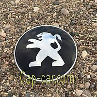 3D-наклейки для дисків з емблемою Peugeot (Піжо) 65 мм. Ціна вказана за комплект наклейок із 4 штук.