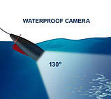 Підводна камера Erchang F430 15 м кабель 4,3 дюйма підсвітка регулювання, фото 6