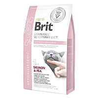 Корм для кішок Brit GF VetDiet Hypoallergenic (у разі харчової алергії), 2 кг