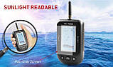 Бездротовий ехолот fish finder круглий датчик на акумуляторі F3, фото 4