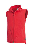 Флісова жилетка червона чоловіча Stedman - SREСТ5010