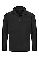 Флісова кофта чоловіча чорна Stedman — BLOCT5020