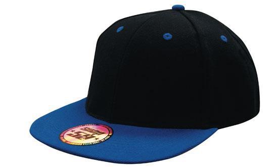 Кепка бейсболка Snapback чорно-синя Headwear proffesional — 00653