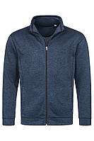 Чоловіча кофта флісова темно-синій меланж Stedman — MBMCT5850