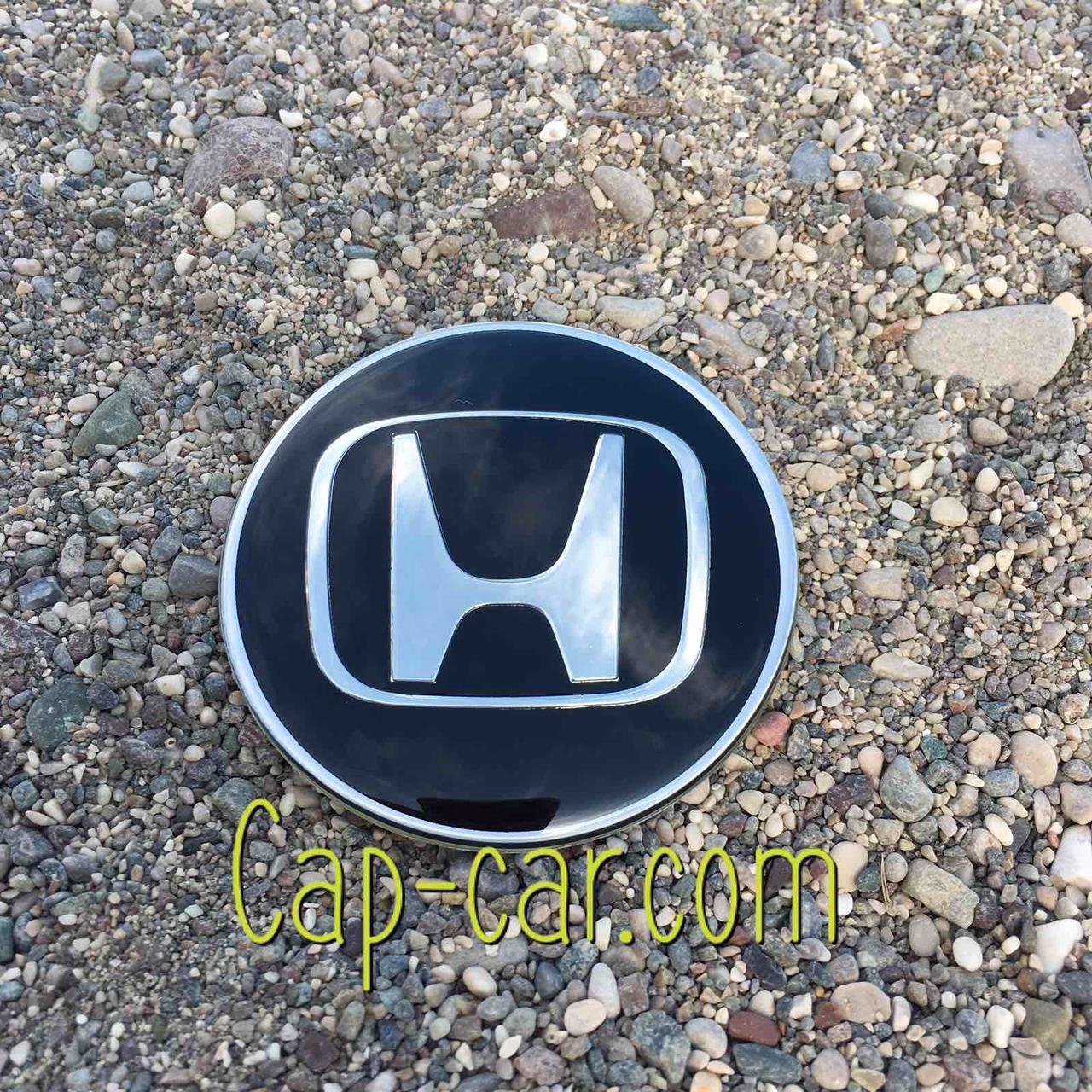3D-наклейки для дисків з емблемою Honda (Хонда) 65 мм. Ціна вказана за комплект наклейок із 4 штук.