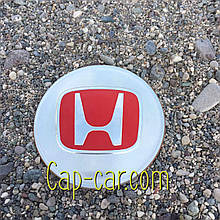 3D-наклейки для дисків з емблемою Honda (Хонда) 65 мм. Ціна вказана за комплект наклейок із 4 штук.